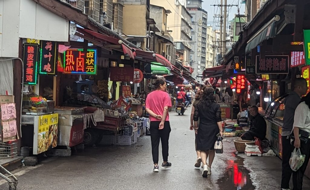 A market in ChangSha, where my eSIM randomly stopped working and I missed my train, sending me on an exciting journey to navigate China offline - usually an exclusive experience for the elderly and illiterate as I would soon fine out. A market in ChangSha, where my eSIM randomly stopped working and I missed my train, sending me on an exciting journey to navigate China offline - usually an exclusive experience for the elderly and illiterate as I would soon fine out.